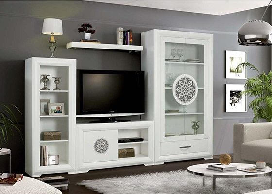 Mueble de salón blanco Pindobla
