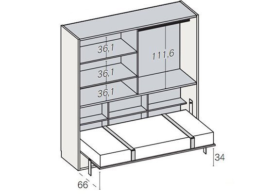 CAMA ABATIBLE PUERTAS 02