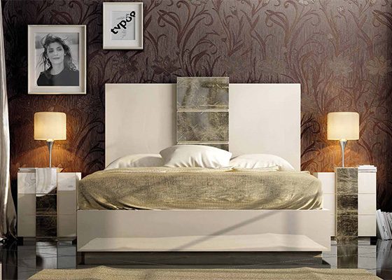 dormitorio de matrimonio moderno de la coleccion WIK 01