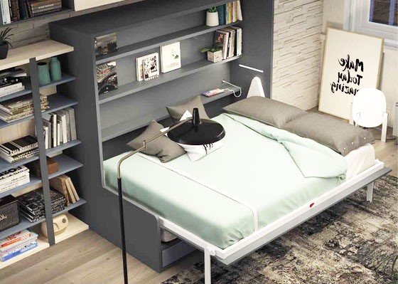 cama abatible horizontal con sofa 02