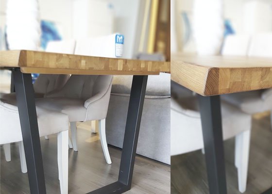 mesa madera maciza patas negras 03