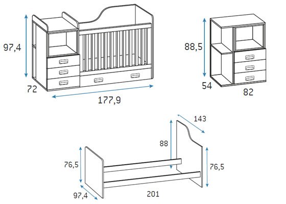 cuna convertible en cama 2 2