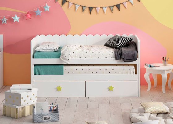 cama compacta sonrisa estrella