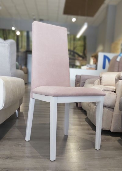 silla tapizada pata recta 01