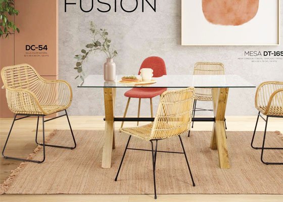 mesa en X con cristal 03