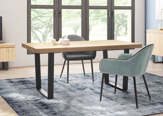 mesa jerez tablero madera patas hierro negro 01