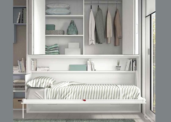 cama abatible horizontal 90 con armario 02
