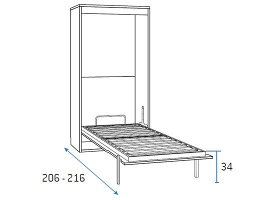 cama abatible vertical 90 04