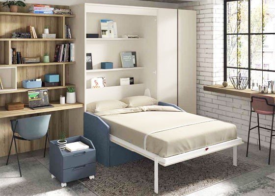 cama abatible vertical con sofa 105 02