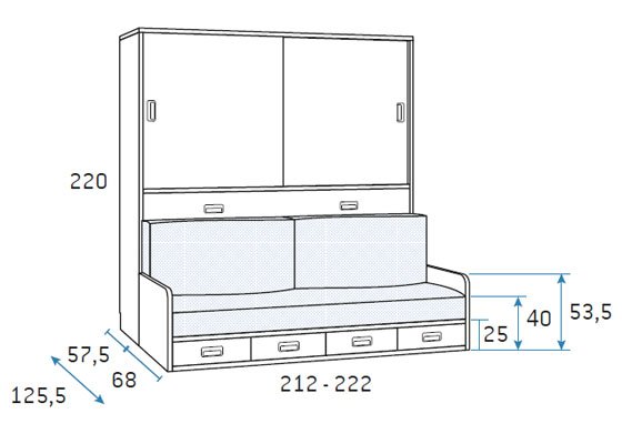 cama abatible con sofa 01
