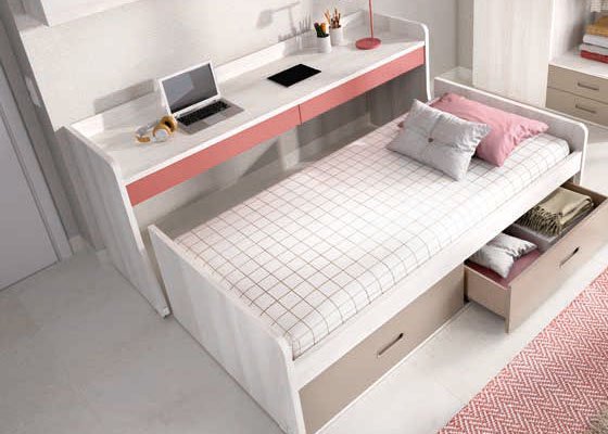 CAMA CON ESCRITORIO EXTRAIBLE 03