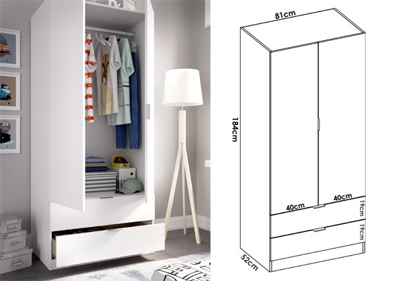 armario 2 puerta y 2 cajones cadiz 01 03