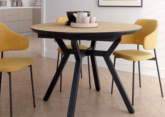 mesa redonda marfil 4